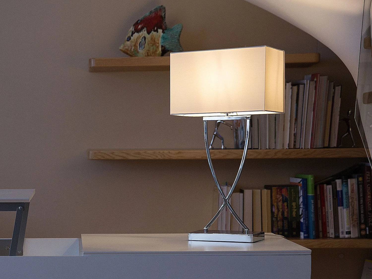 Lampa stołowa YASUNI Metal Biały 143979