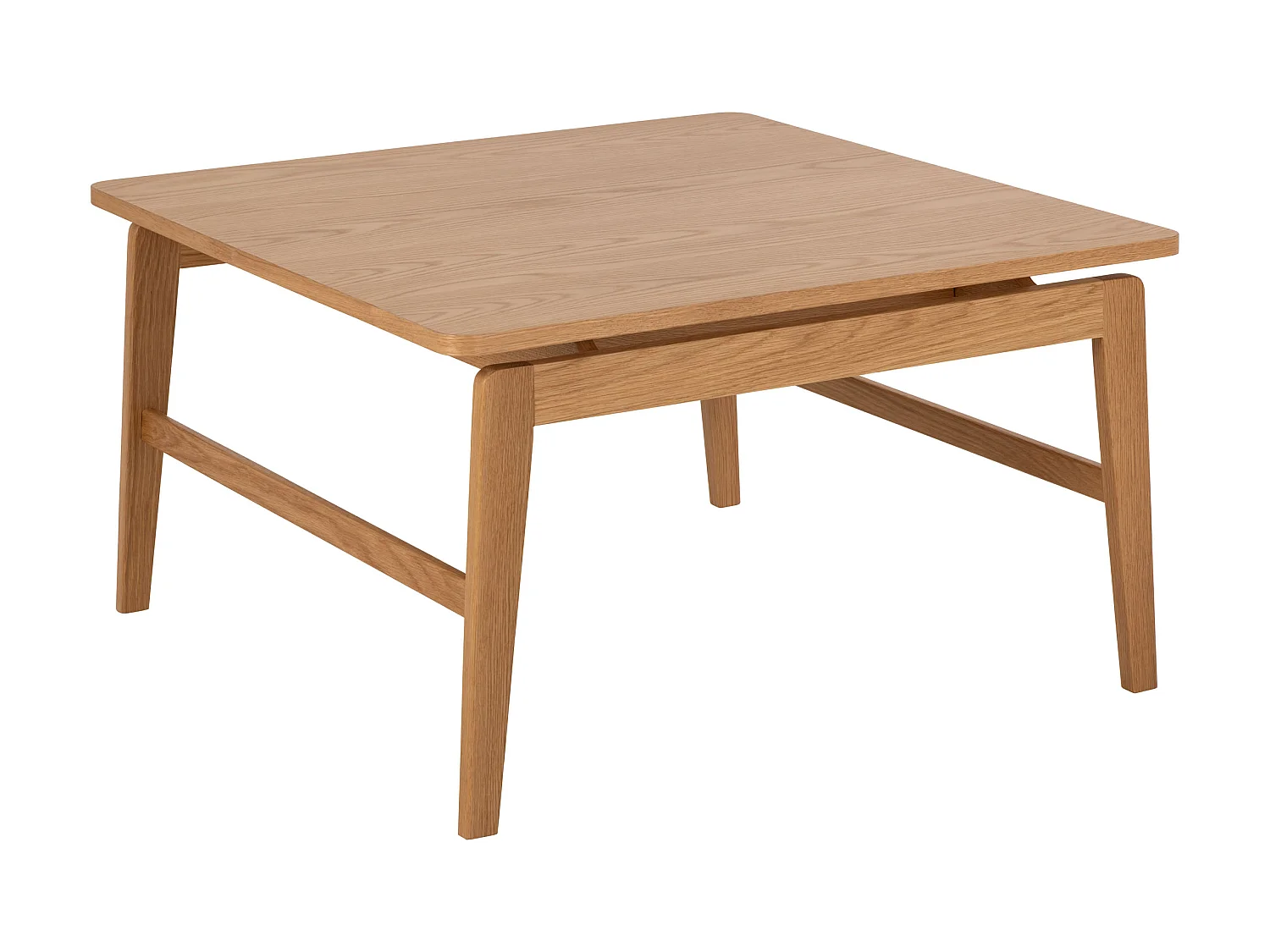 Ława Lokka wood 80x80 cm, kolor Oak lacquered 4810336 - obrazek 1