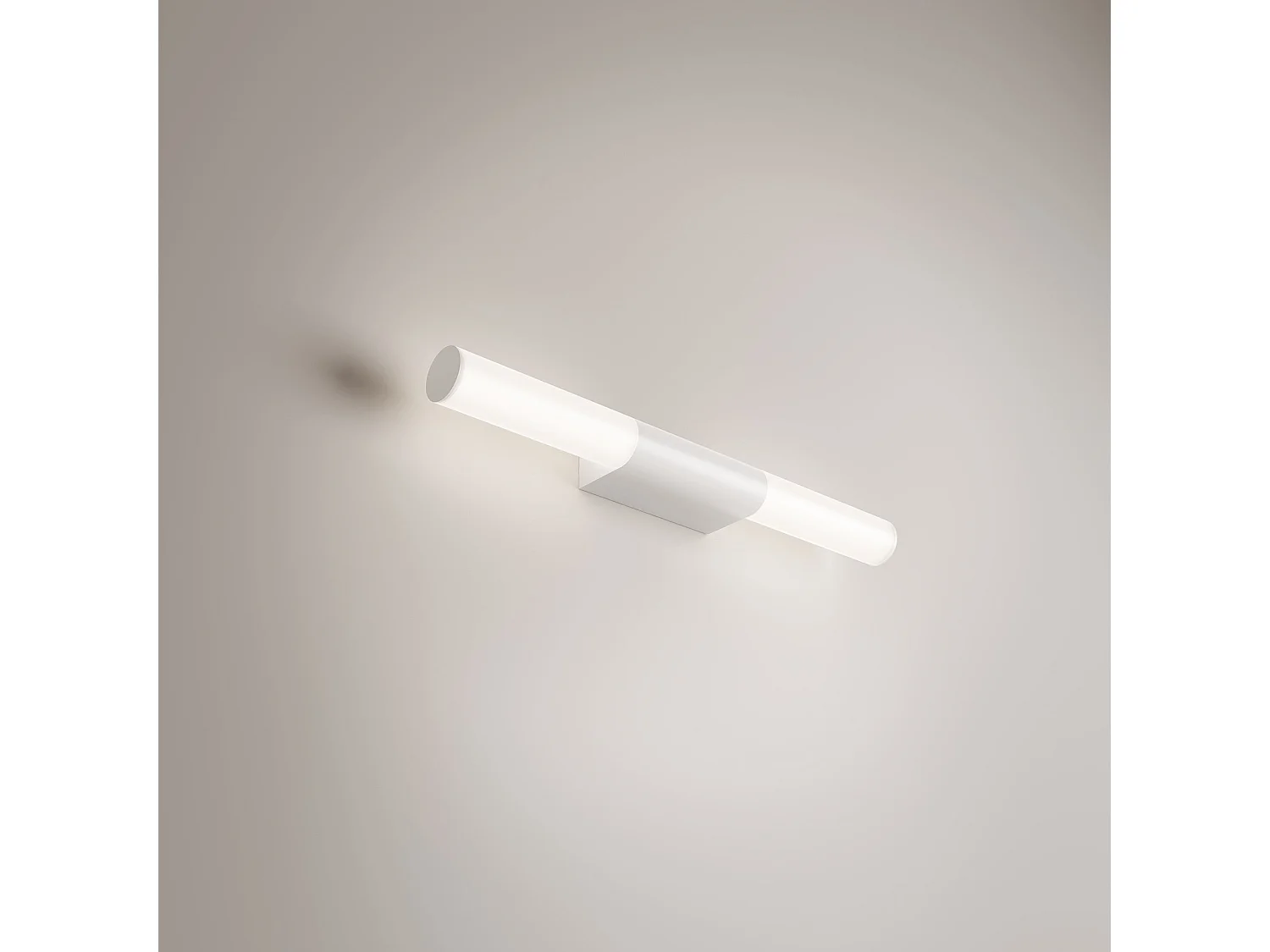 Lampa ścienna i sufitowa LED Sticks z regulacją, matowa biała rama aluminiowa, 15,5 W, ściemnialna TRIAC, IP54, wysokość 50 cm 5012120 - obrazek 1