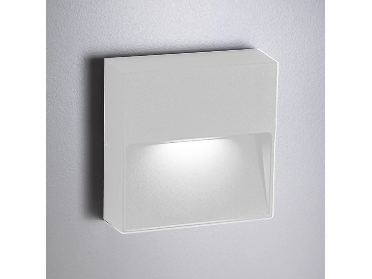 Lampa ścienna LED 4,5W 3000K IP54, białe matowe aluminium, nowoczesny design, oświetlenie góra-dół, zewnętrzne i wewnętrzne, wysoka jakość LED 5012170 - obrazek 1