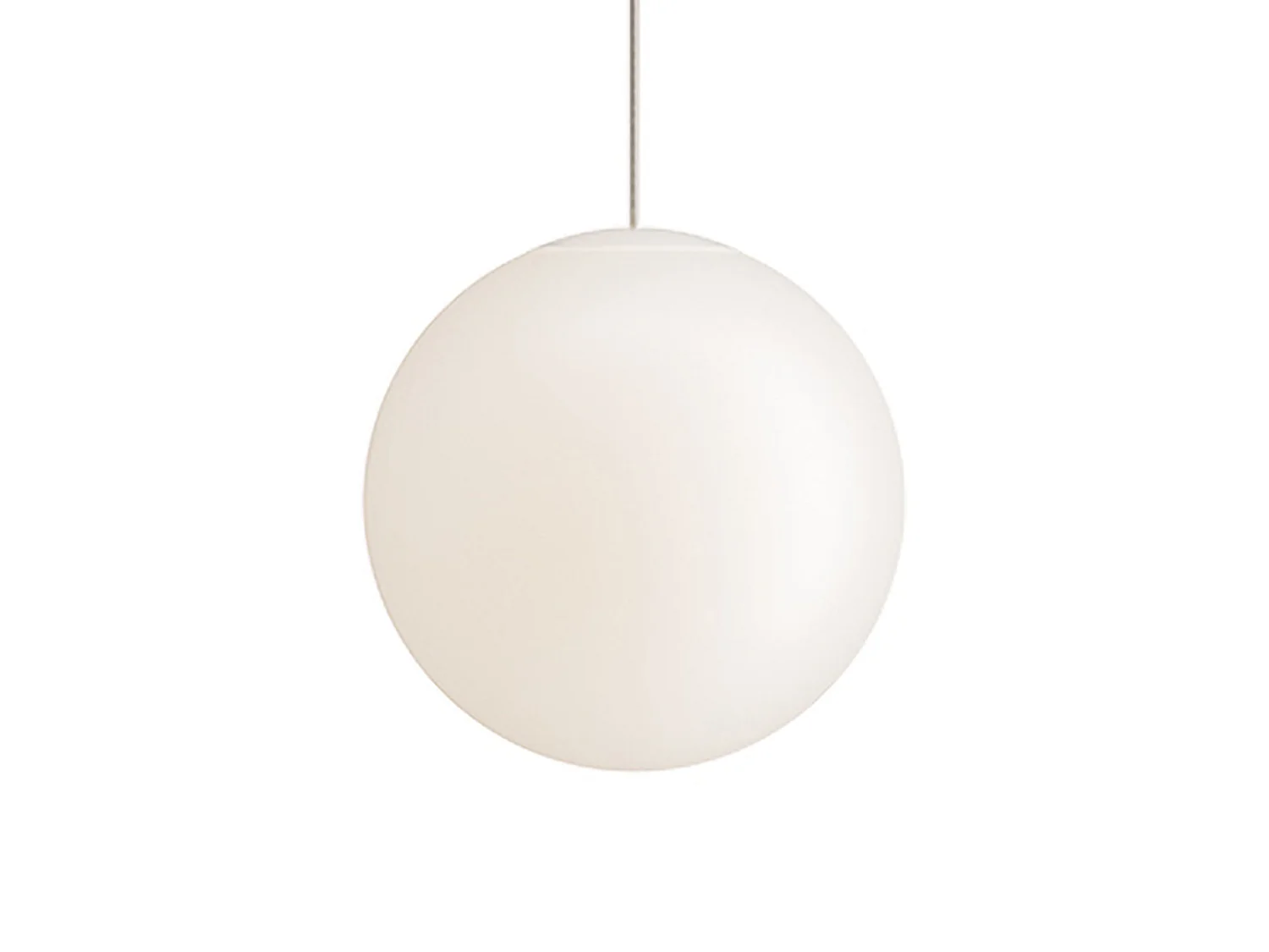 Lampa wisząca Sferis ze szkła opalowego satynowego, średnica 30 cm, regulowana wysokość do 320 cm, gwint E27, minimalistyczny i elegancki design 5012463 - obrazek 1
