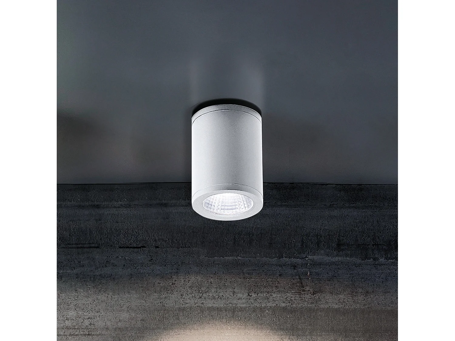 Lampa sufitowa LED Soleil 6W 3000K IP54 białe aluminium, nowoczesny i elegancki design, idealna do oświetlenia wnętrz oraz na zewnątrz budynku 5012470 - obrazek 1