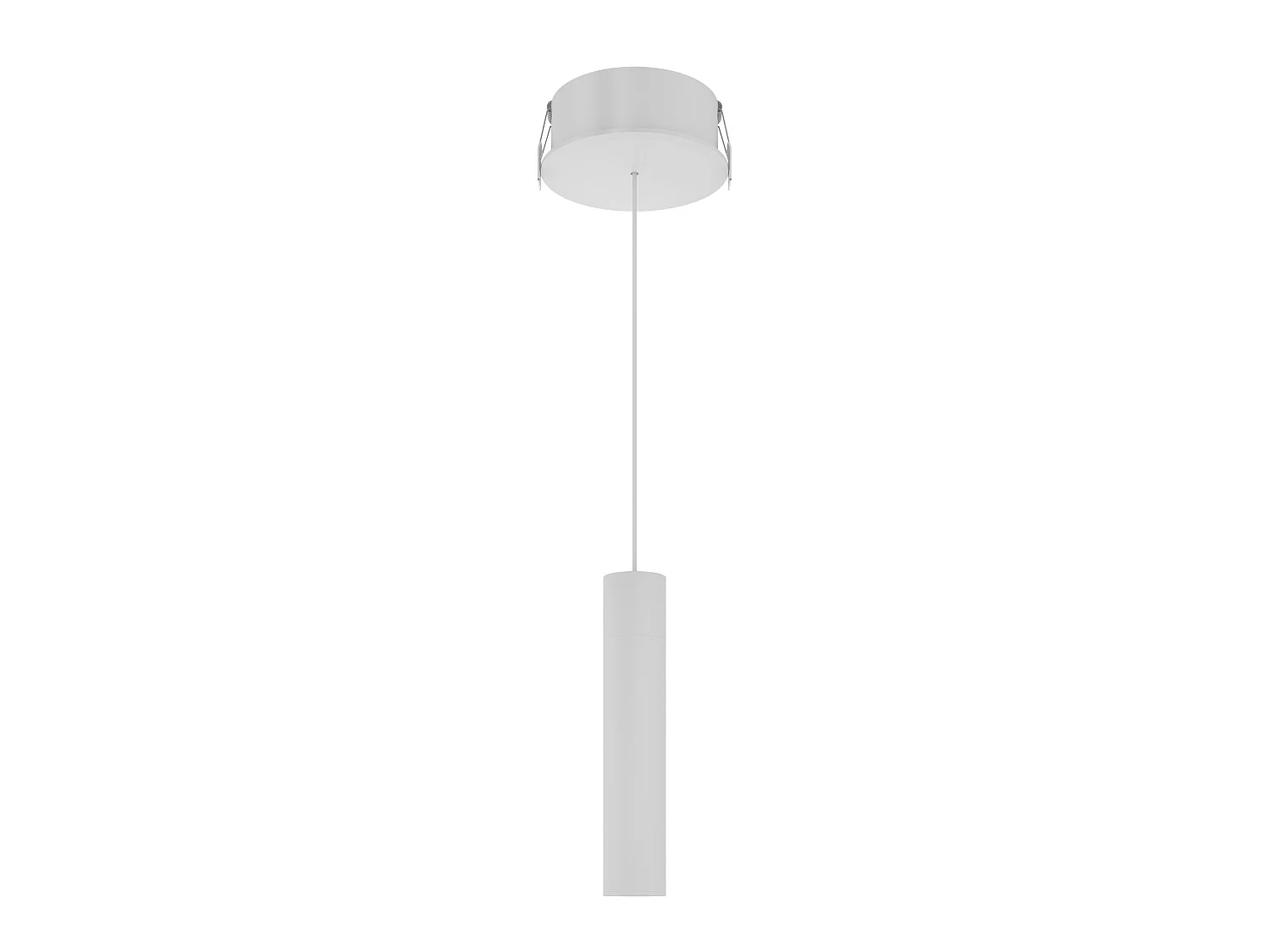 Lampa wisząca LED Alp Space 5W Tubular CCT Switch 2700K-3200K-4000K 45°, kąt świecenia matowa biel - Beneito & Faure 5012465 - obrazek 1