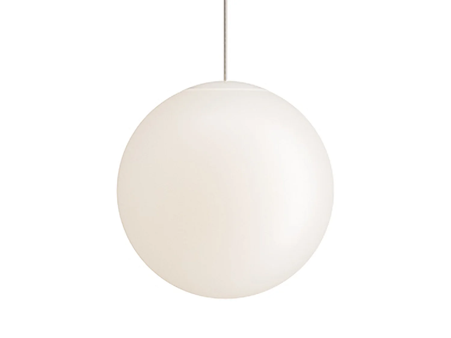 Lampa wisząca Sferis Sphere ze szkła opalowego satynowego, rama z przezroczystego poliwęglanu, średnica 40 cm, wysokość całkowita 325 cm, 230 V 5012513 - obrazek 1
