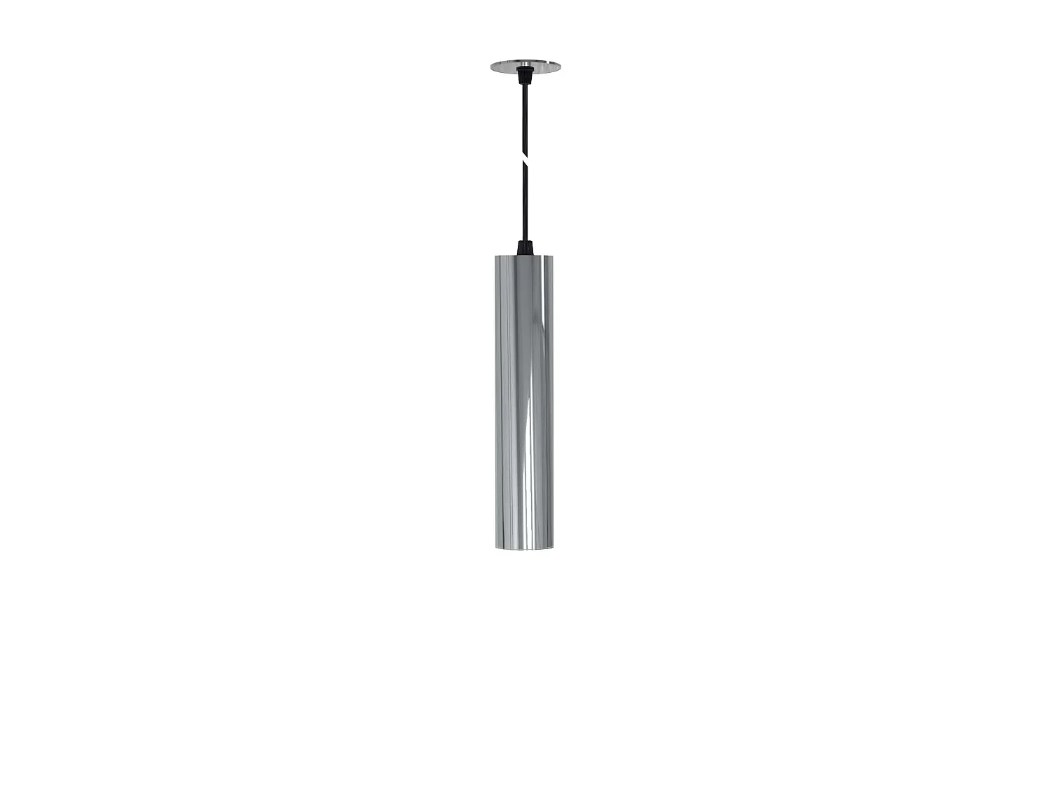 Lampa wisząca Atmos 7 firmy Beneito & Faure, srebrna rura, technologia przełączania 2700K/3200K/4000K, regulowana optyka 15º/38º/60º 5012517 - obrazek 1