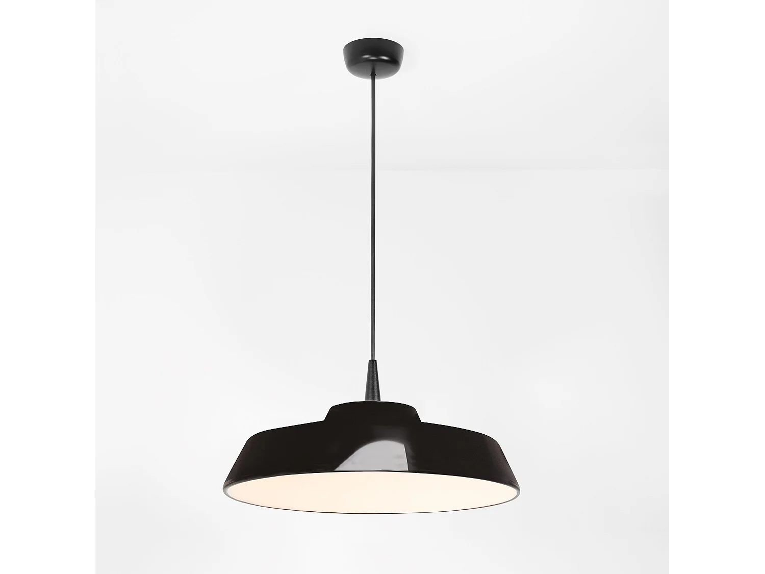 Lampa wisząca LED Circus Black 8W 2700K 35 cm, ręcznie wykonana ceramika we Włoszech, do eleganckich wnętrz i oświetlenia 5012527 - obrazek 1