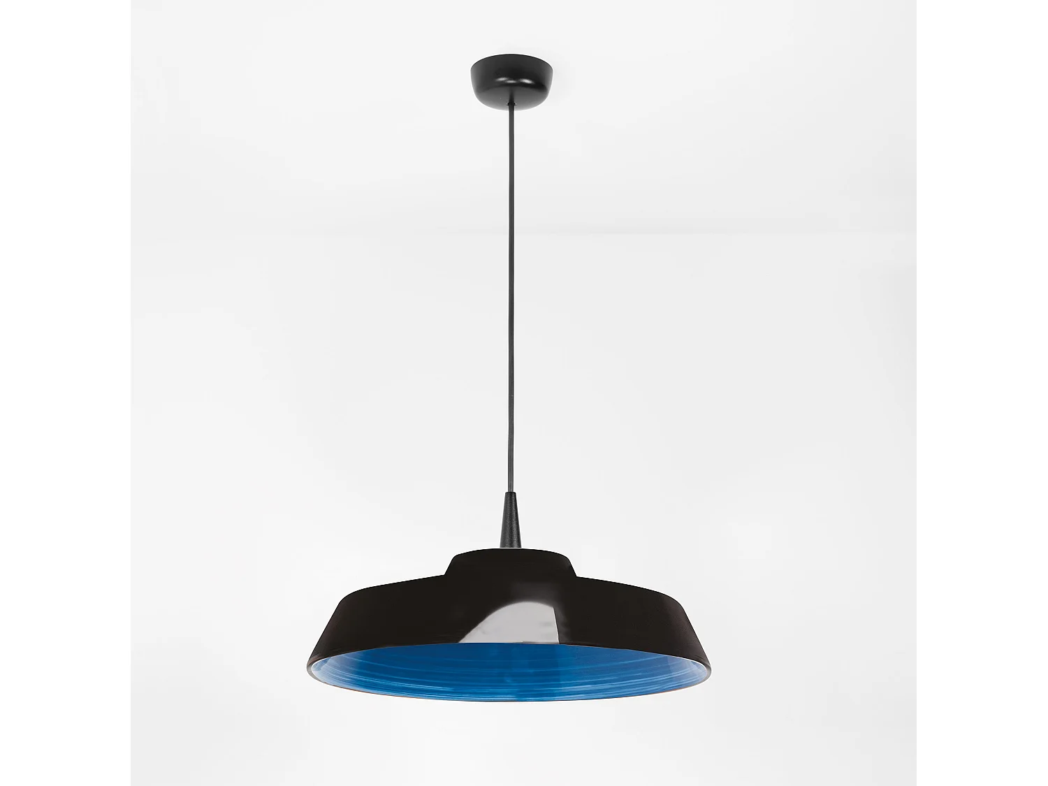 Lampa wisząca Circus Black Ø 35 cm LED 8W 2700K Niebieski: ręcznie wykonana ceramiczna lampa designerska do nowoczesnych i eleganckich wnętrz 5012614 - obrazek 1