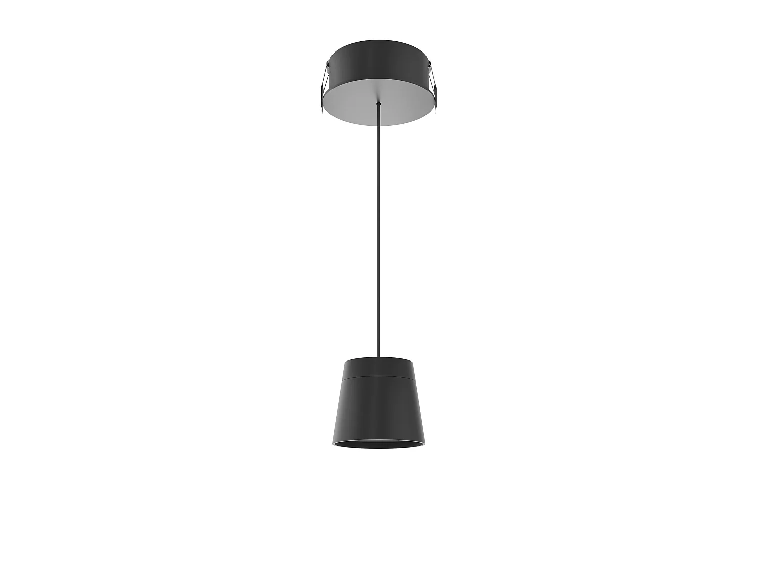 Lampa wisząca Lievo Space 8W 38º LED CCT Switch 2700K-3200K-4000K Matte Black - System modułowy Beneito & Faure 5012625 - obrazek 1
