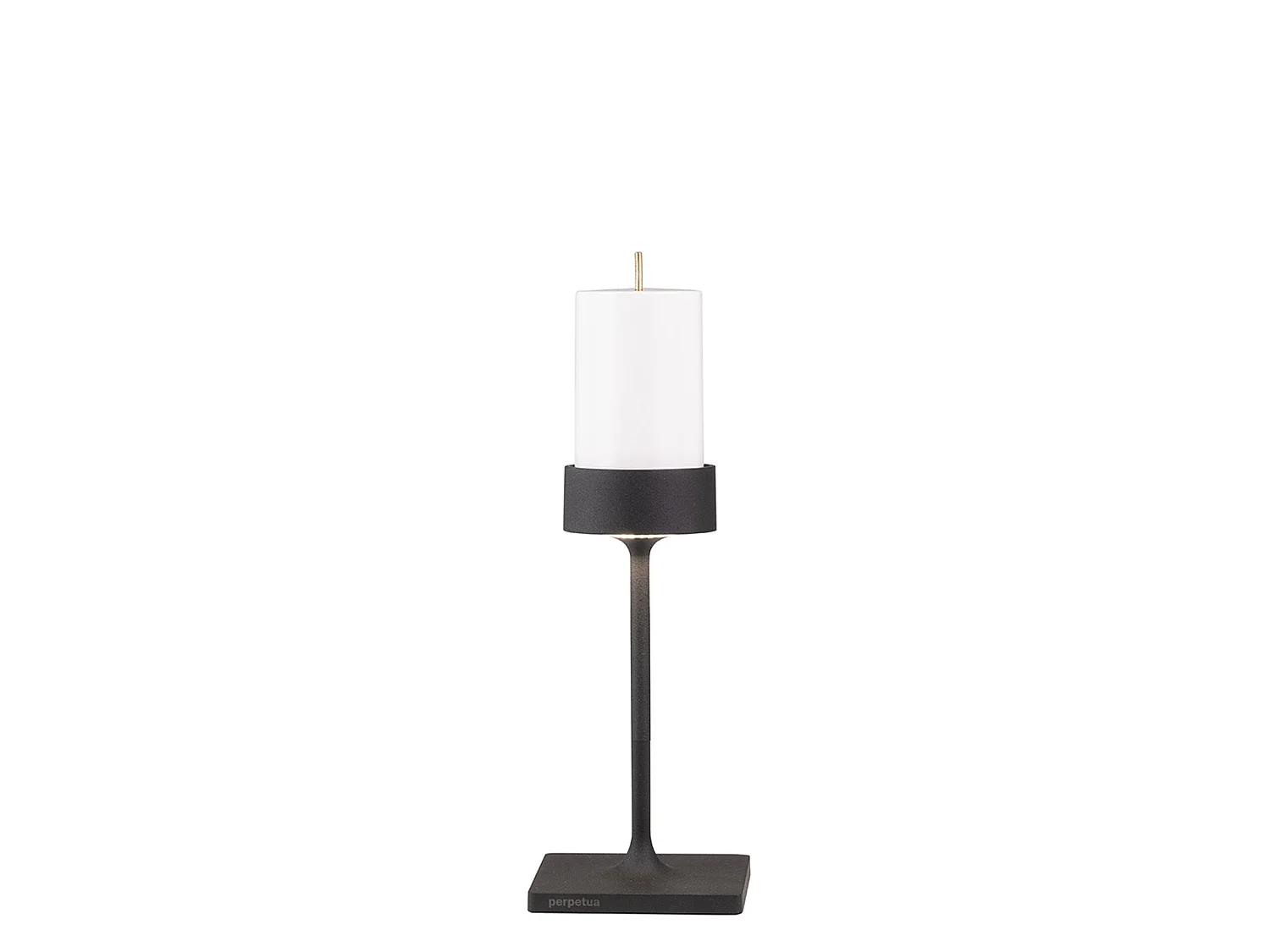 Lampa stołowa Perpetua z akumulatorem i akumulatorem, czarna, aluminiowa, kompaktowa konstrukcja z wymienną baterią magnetyczną, stopień ochrony IP54 5013451 - obrazek 1