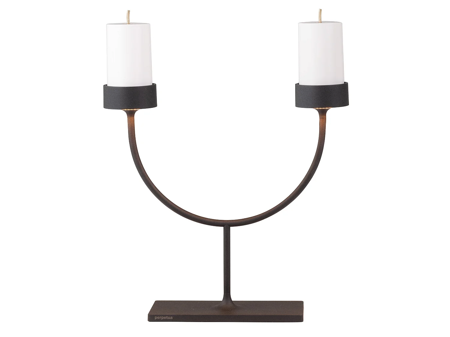 Lampa stołowa Perpetua Double Emission z wymiennym systemem baterii i odlewaną ciśnieniowo aluminiową konstrukcją, wykończenie w kolorze czarnym, IP54 5013537 - obrazek 1