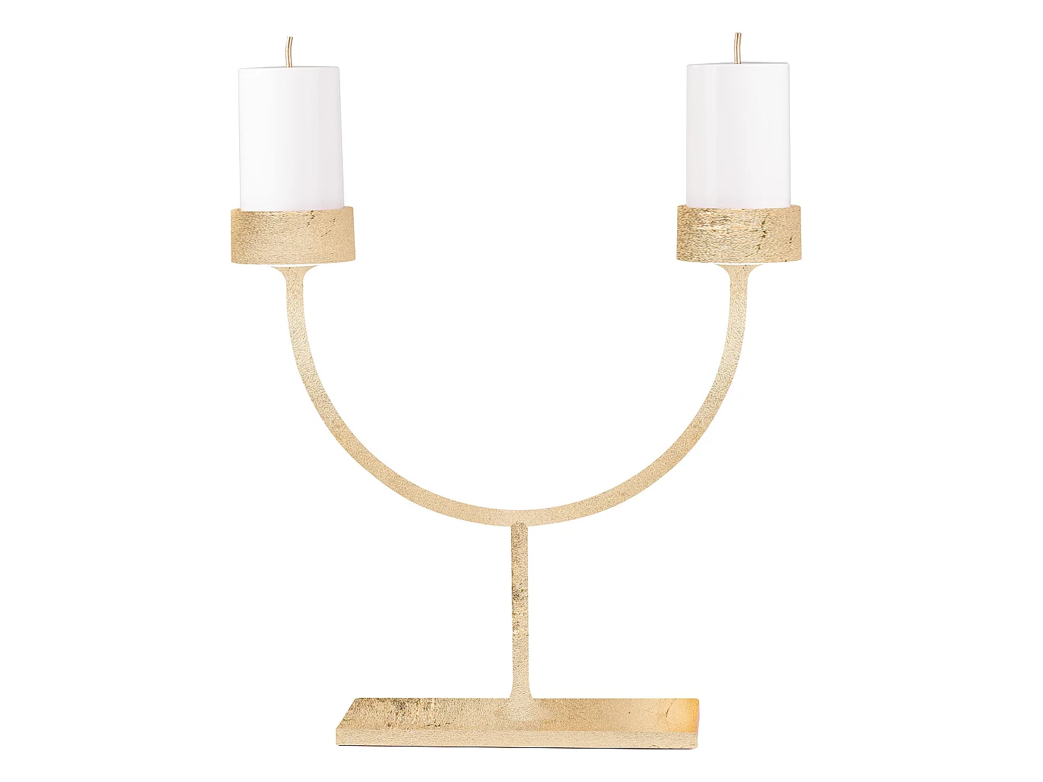Lampa stołowa Perpetua Cordless LED z dwoma ramionami, wykończenie w kolorze złotym, wzór świecznika, rama z odlewu aluminiowego, akumulatorowa, IP54 5013552 - obrazek 1