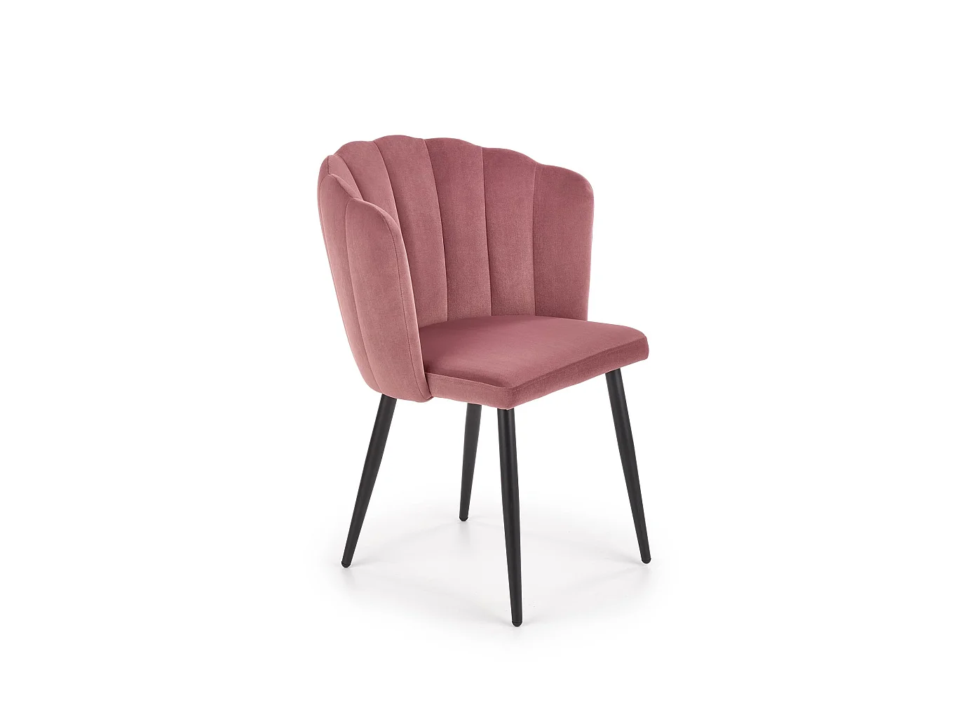Krzesło tapicerowane K386 VELVET różowe 4835877 - obrazek 1