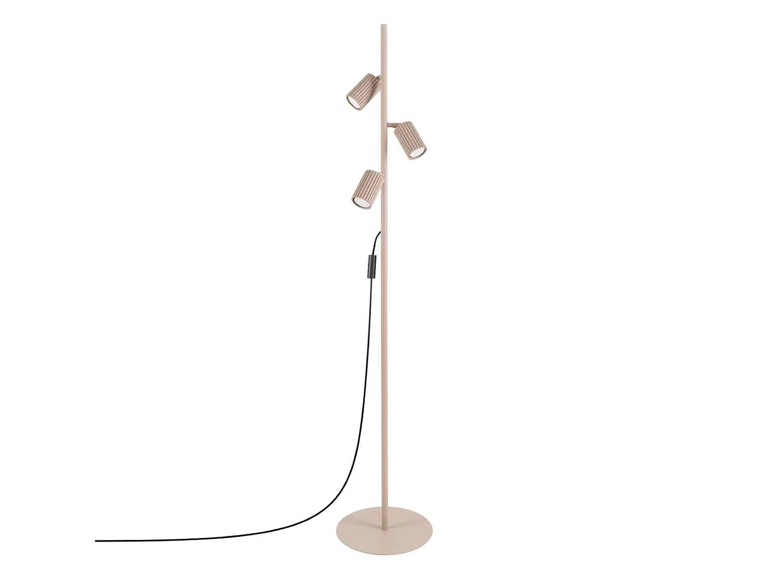 Lampy podłogowe minimalistyczny KARBON, aluminium - 3 źródło - L.30 x H.155 cm - taupe 5027689 - obrazek 1