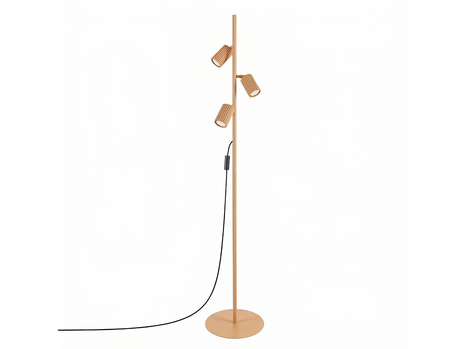 Lampy podłogowe minimalistyczny KARBON, aluminium - 3 źródło - L.30 x H.155 cm - złoty 5027688 - obrazek 1