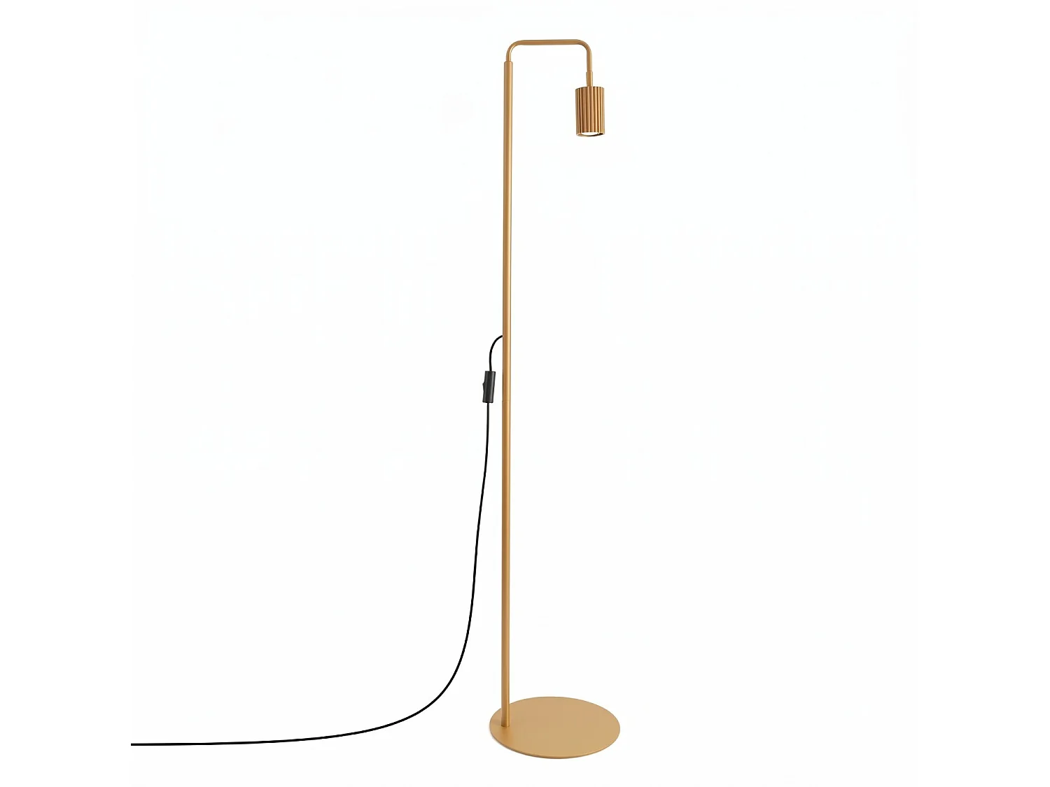 Lampy podłogowe minimalistyczny KARBON, aluminium - 1 źródło - L.30 x H.160 cm - złoty 5027697 - obrazek 1