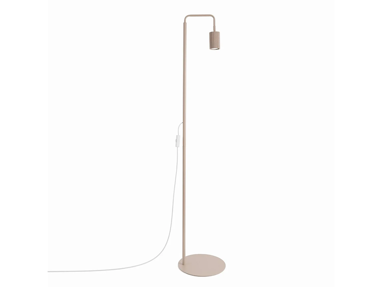 Lampy podłogowe minimalistyczny KARBON, aluminium - 1 źródło - L.30 x H.160 cm - taupe 5027700 - obrazek 1