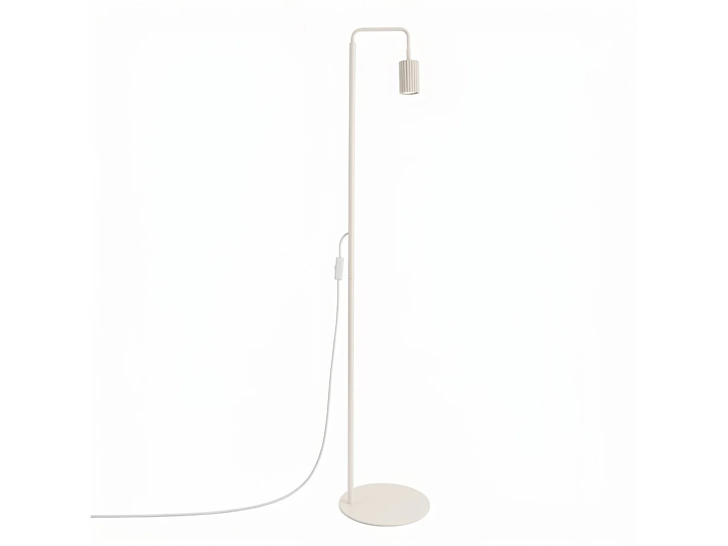 Lampy podłogowe minimalistyczny KARBON, aluminium - 1 źródło - L.30 x H.160 cm - beżowy 5027702 - obrazek 1