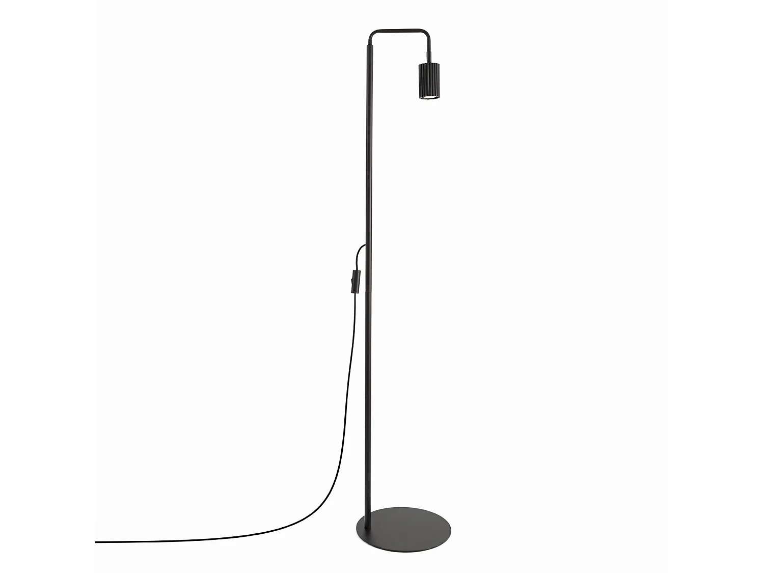 Lampy podłogowe minimalistyczny KARBON, aluminium - 1 źródło - L.30 x H.160 cm - czarny 5027704 - obrazek 1