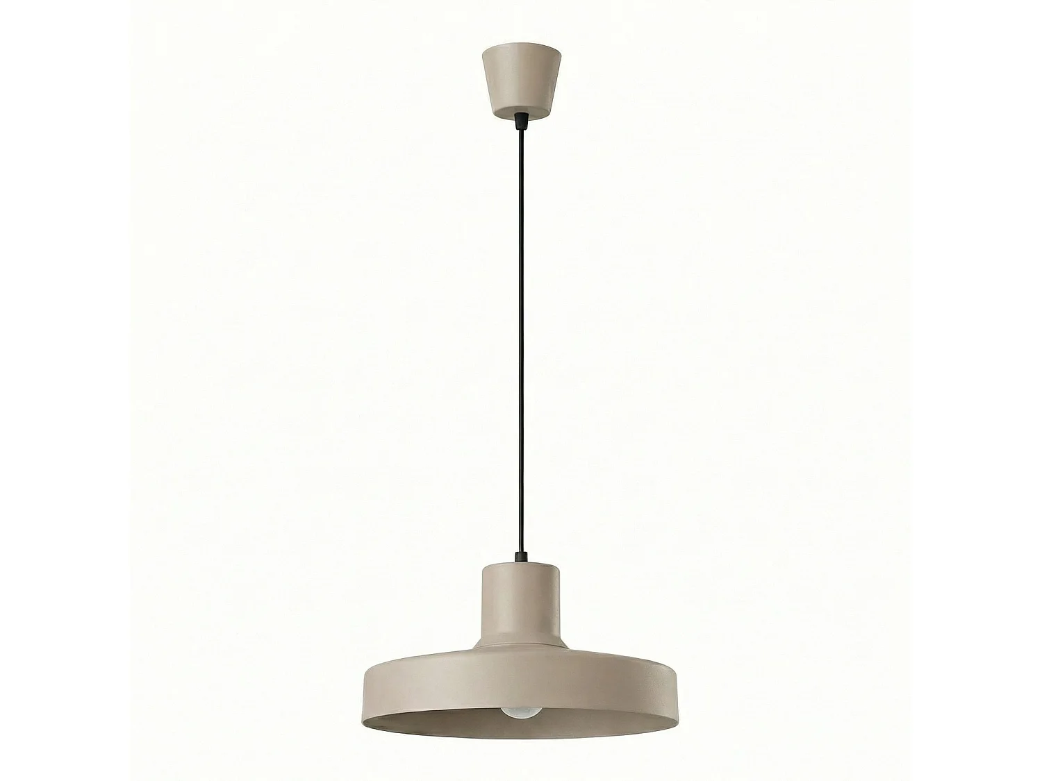 Lampy wiszące nowoczesny BILO, stal – 1 źródło – L.35 x H.120 cm – taupe 5027805