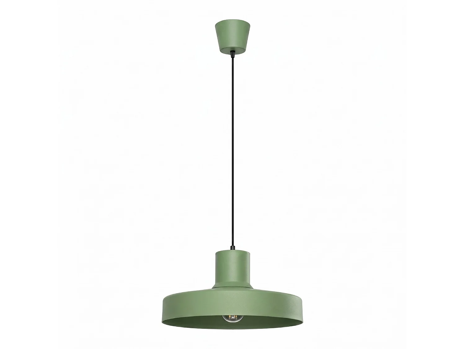 Lampy wiszące nowoczesny BILO, stal – 1 źródło – L.35 x H.120 cm – szałwia 5027820