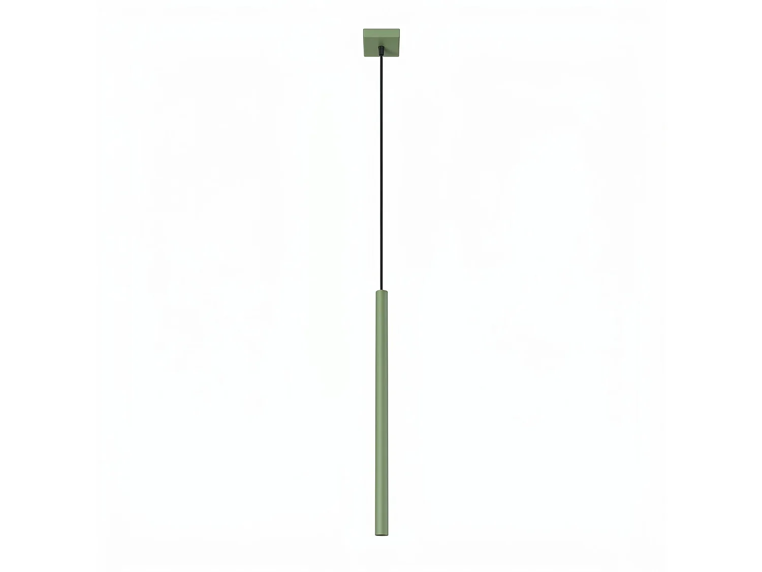 Lampy wiszące nowoczesny PASTELO, stal – 1 źródło – L.8 x H.120 cm – szałwia 5027840
