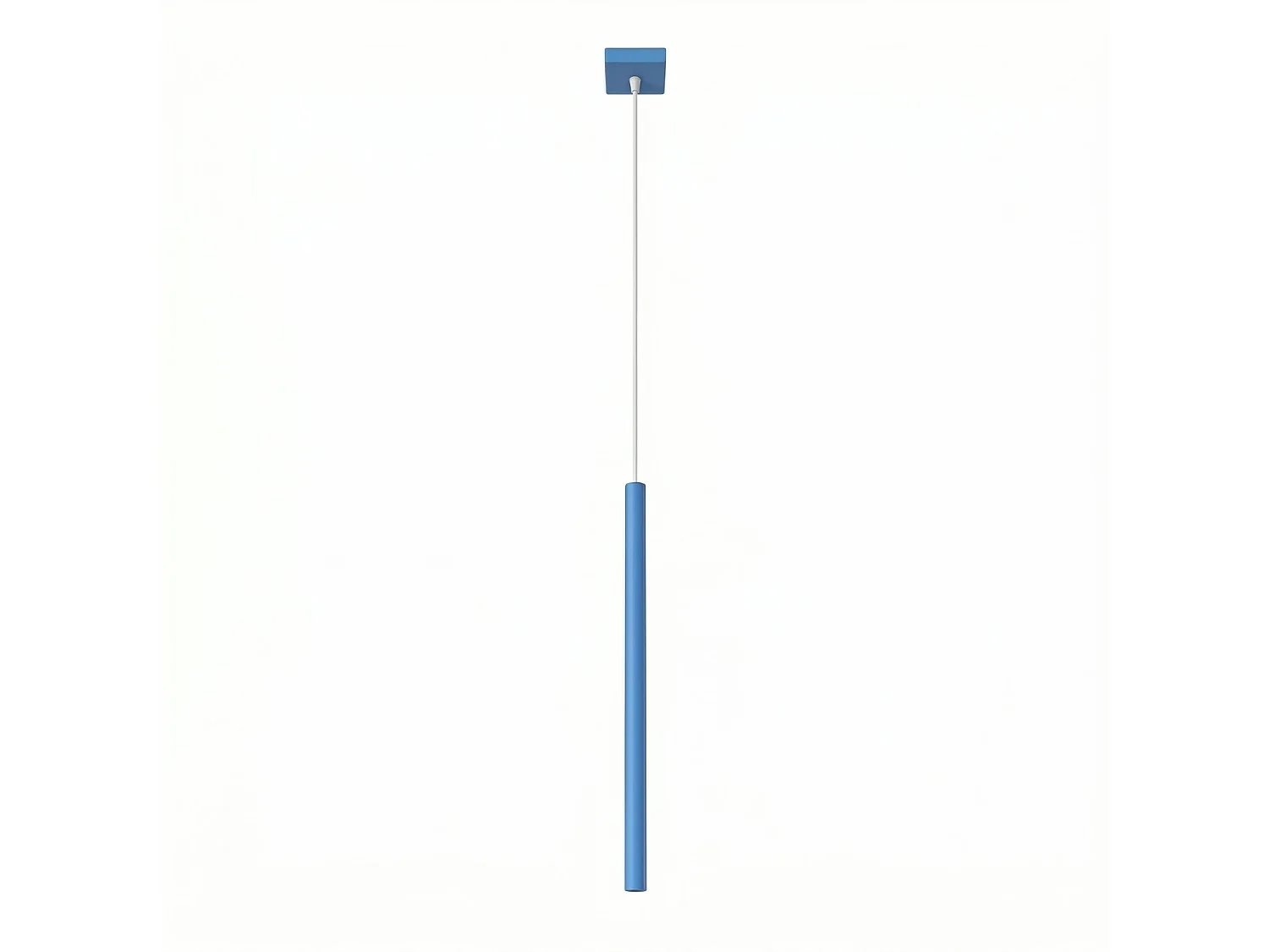 Lampy wiszące nowoczesny PASTELO, stal – 1 źródło – L.8 x H.120 cm – błękitny 5027877