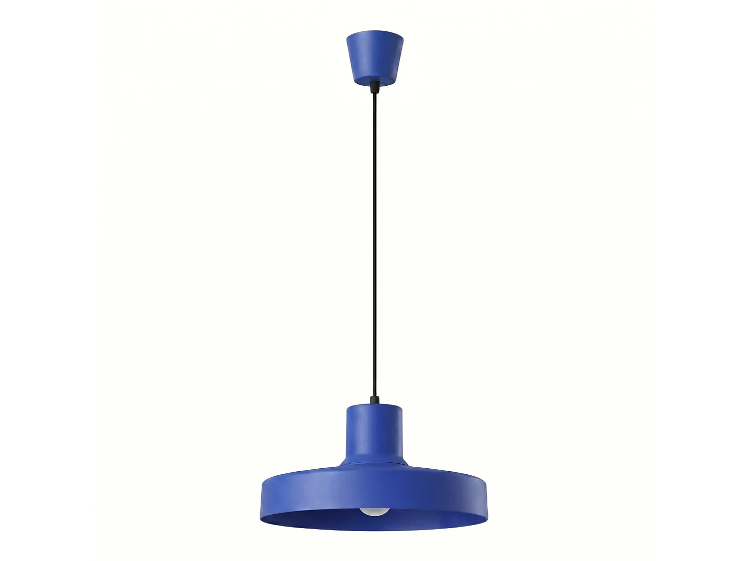 Lampy wiszące nowoczesny BILO, stal – 1 źródło – L.35 x H.120 cm – ultramaryna 5027899
