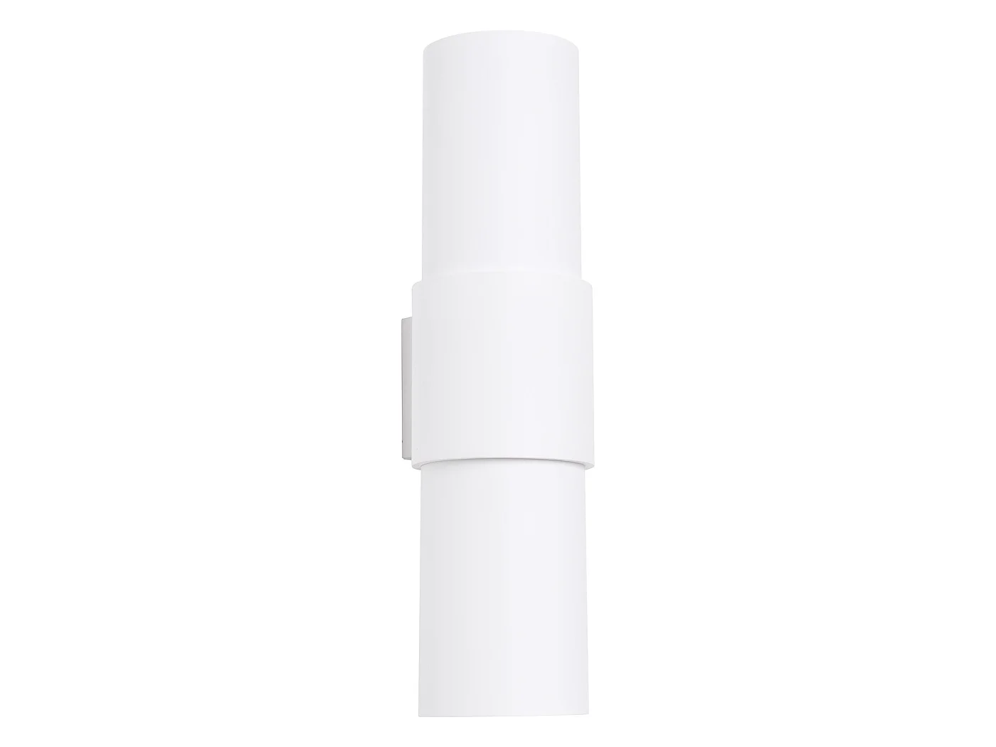 Lampa ścienna minimalistyczny FLASH, stal – 2 źródło – L.10 x H.37 cm – biały 3627488