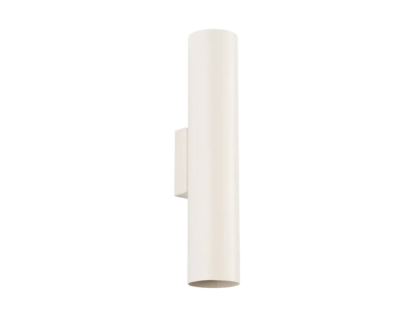 Lampa ścienna loft LAGOS, stal – 2 źródło – L.6 x H.30 cm – beżowy 3627517