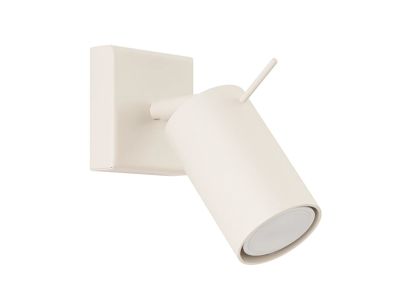 Lampa ścienna nowoczesny LAGOS, stal - 1 źródło - L.8 x H.8 cm - beżowy 3627532 - obrazek 1