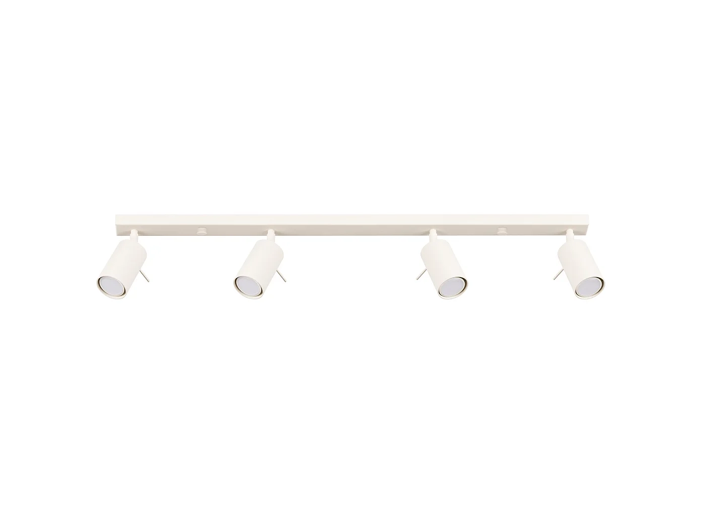 Lampa sufitowa nowoczesny RING, stal – 4 źródło – L.81 x H.17 cm – beżowy 3627396