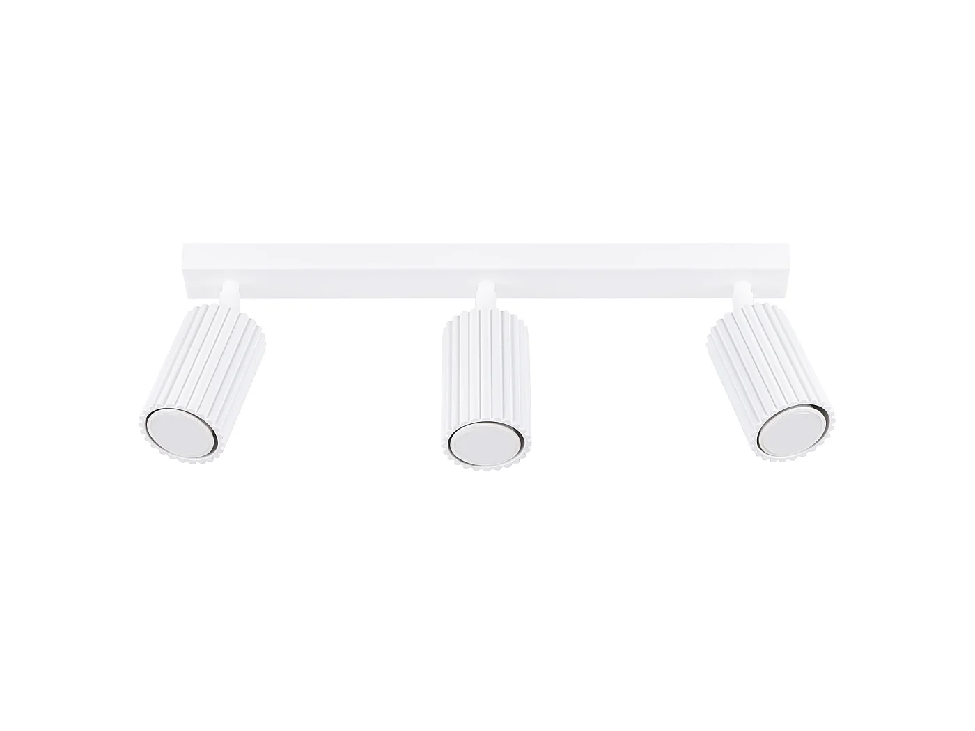 Lampa sufitowa minimalistyczny KARBON, aluminium - 3 źródło - L.45 x H.16.5 cm - biały 3627282 - obrazek 1