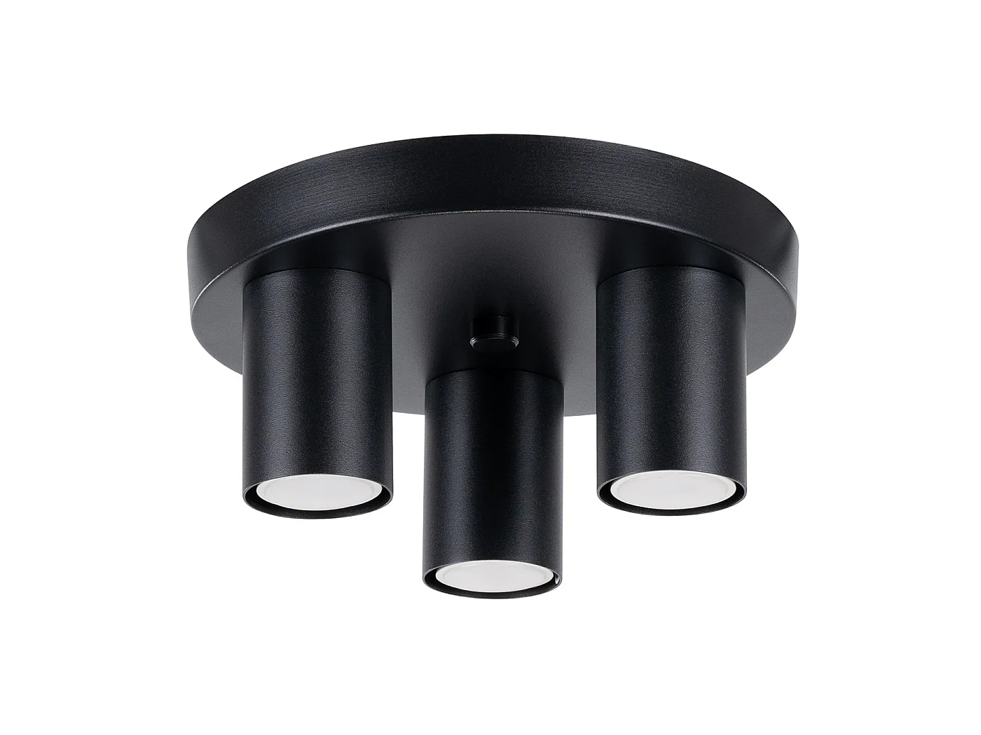 Lampa sufitowa nowoczesny LAGOS, stal - 3 źródło - L.25 x H.12 cm - czarny 3627407 - obrazek 1