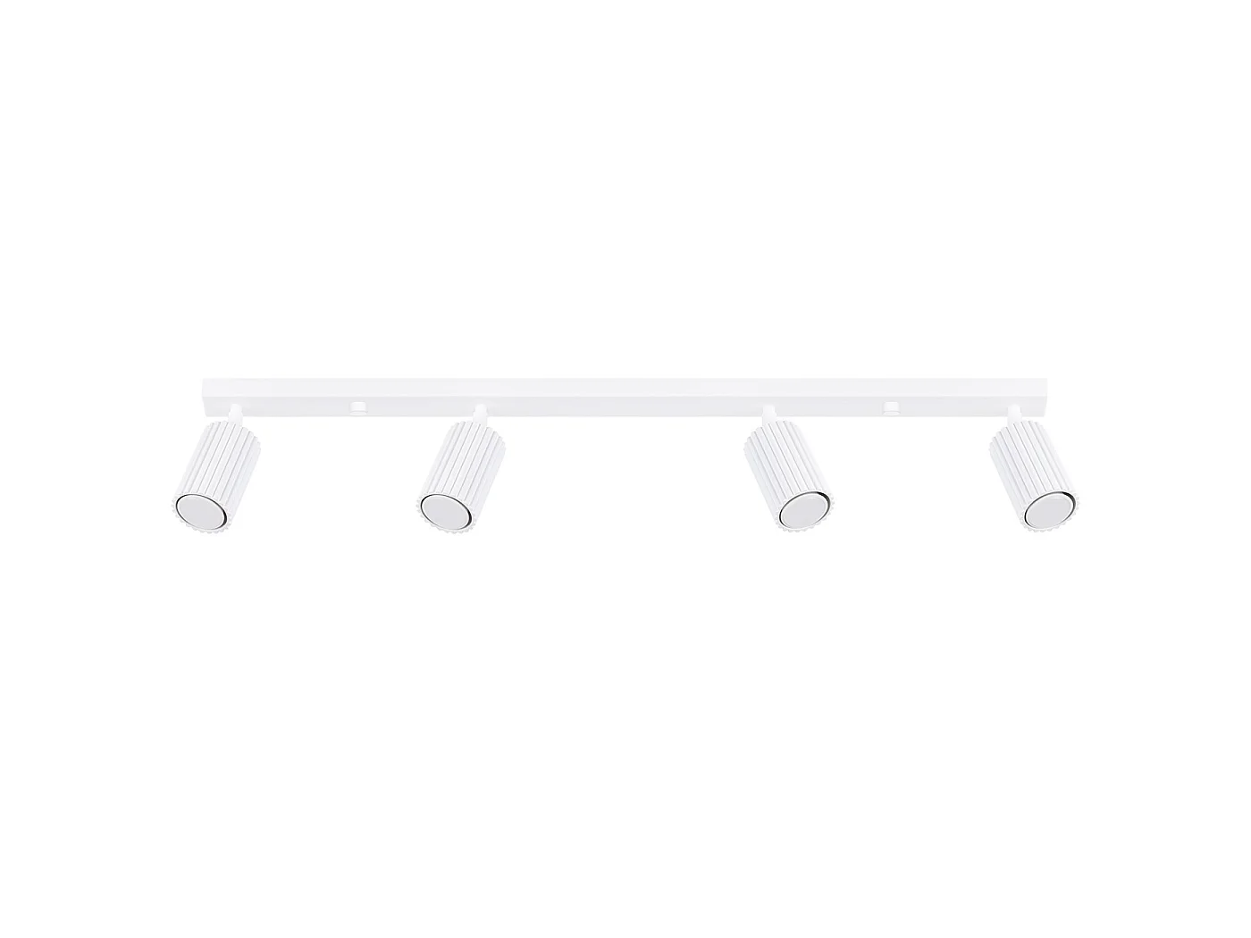 Lampa sufitowa minimalistyczny KARBON, aluminium - 4 źródło - L.81 x H.16.5 cm - biały 3627278 - obrazek 1