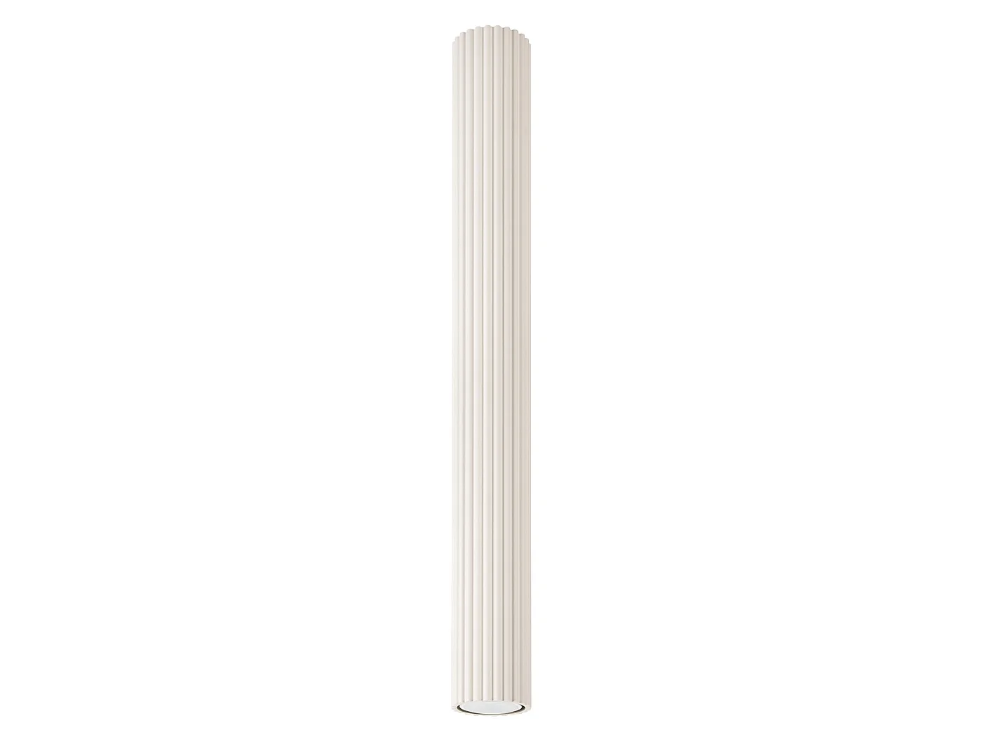 Lampa sufitowa minimalistyczny KARBON, aluminium - 1 źródło - L.6.5 x H.60 cm - beżowy 3609561 - obrazek 1