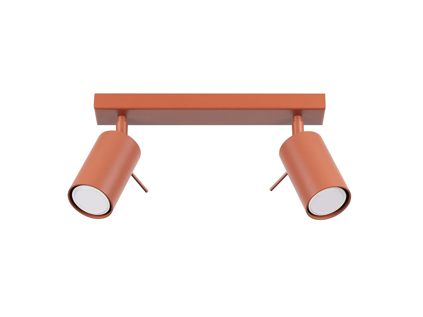 Lampa sufitowa nowoczesny RING, stal - 2 źródło - L.30 x H.17 cm - ochra czerwona 3627417 - obrazek 1