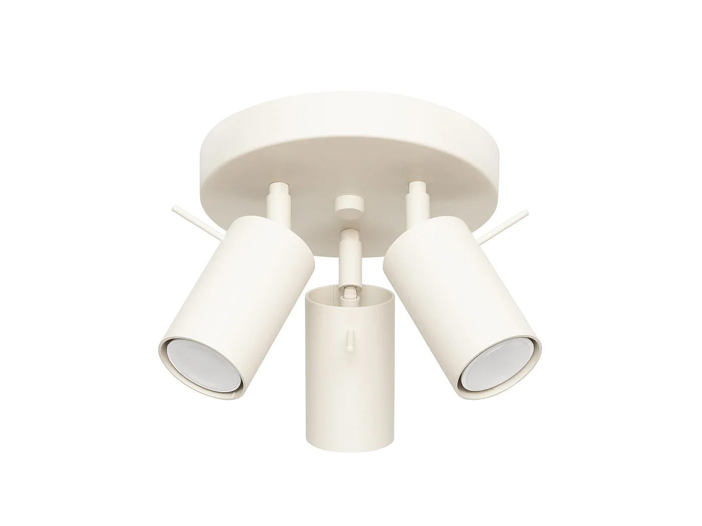 Lampa sufitowa nowoczesny RING, stal – 3 źródło – L.19.5 x H.18.5 cm – beżowy 3627419
