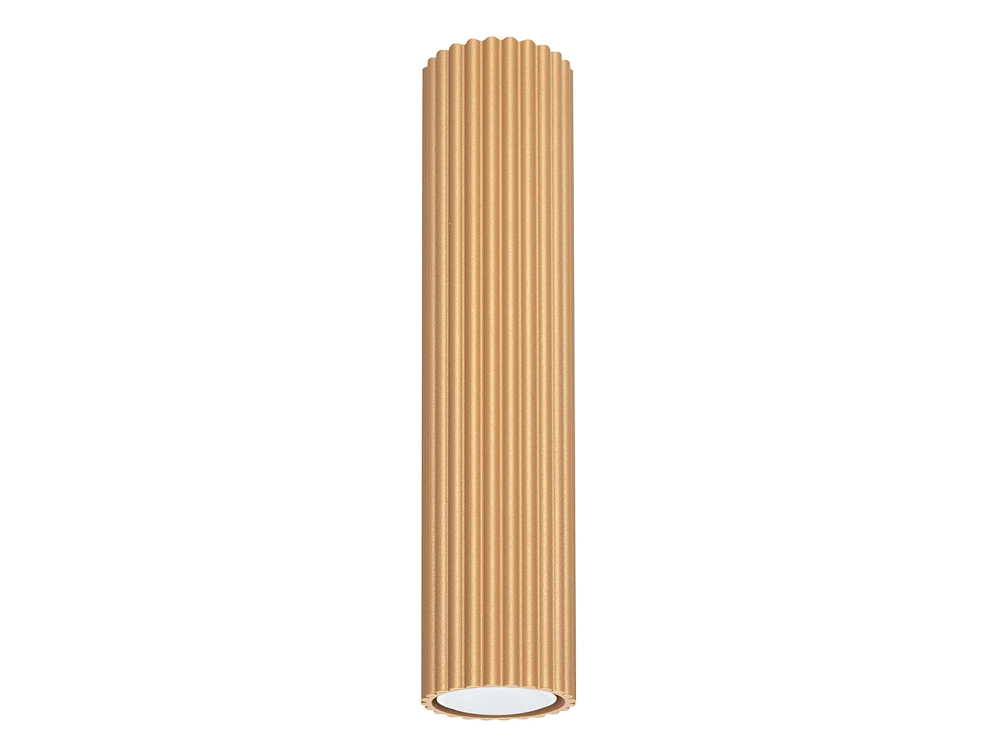 Lampa sufitowa minimalistyczny KARBON, aluminium - 1 źródło - L.6.5 x H.30 cm - złoty 3609568 - obrazek 1