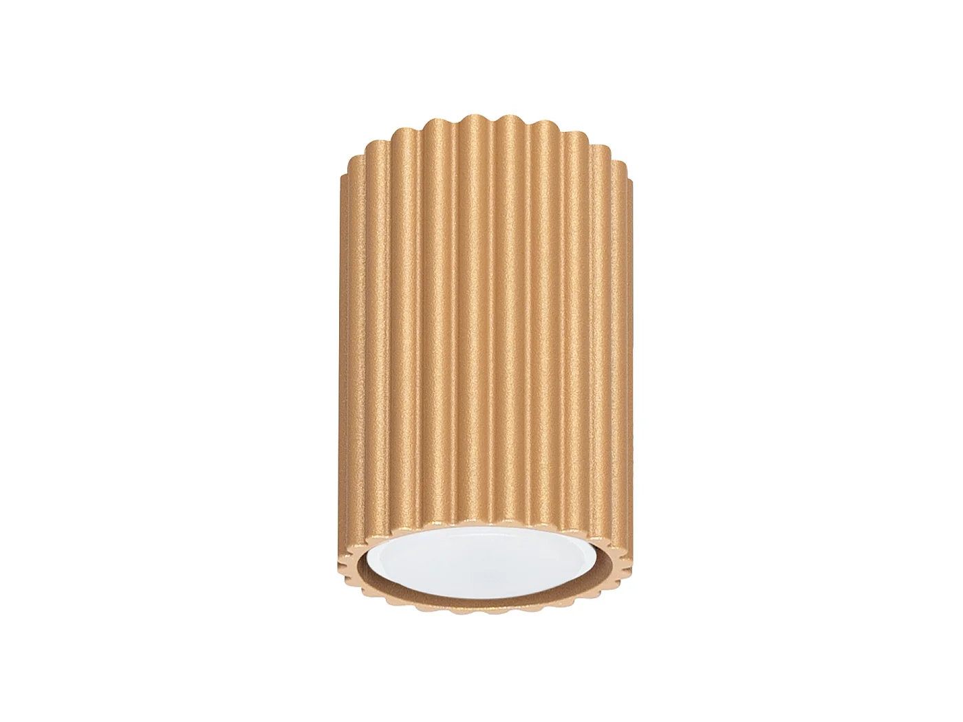Lampa sufitowa minimalistyczny KARBON, aluminium - 1 źródło - L.6.5 x H.10 cm - złoty 3609569 - obrazek 1