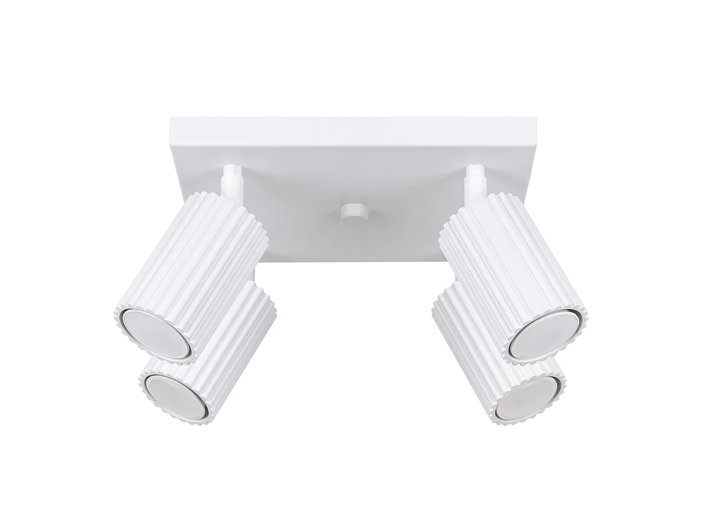 Lampa sufitowa minimalistyczny KARBON, aluminium - 4 źródło - L.25 x H.16.5 cm - biały 3627300 - obrazek 1