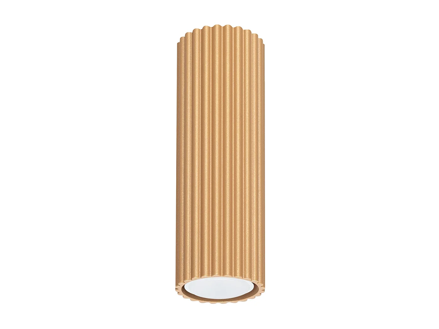 Lampa sufitowa minimalistyczny KARBON, aluminium - 1 źródło - L.6.5 x H.20 cm - złoty 3609578 - obrazek 1