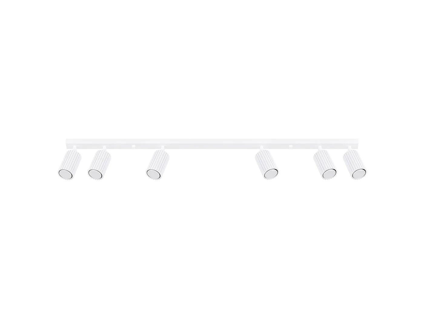 Lampa sufitowa minimalistyczny KARBON, aluminium - 6 źródło - L.117 x H.16.5 cm - biały 3609579 - obrazek 1