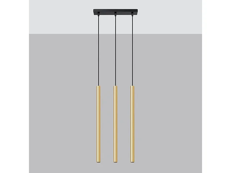Lampa Wisząca PASTELO 3L złoty połysk 2584857 - obrazek 1