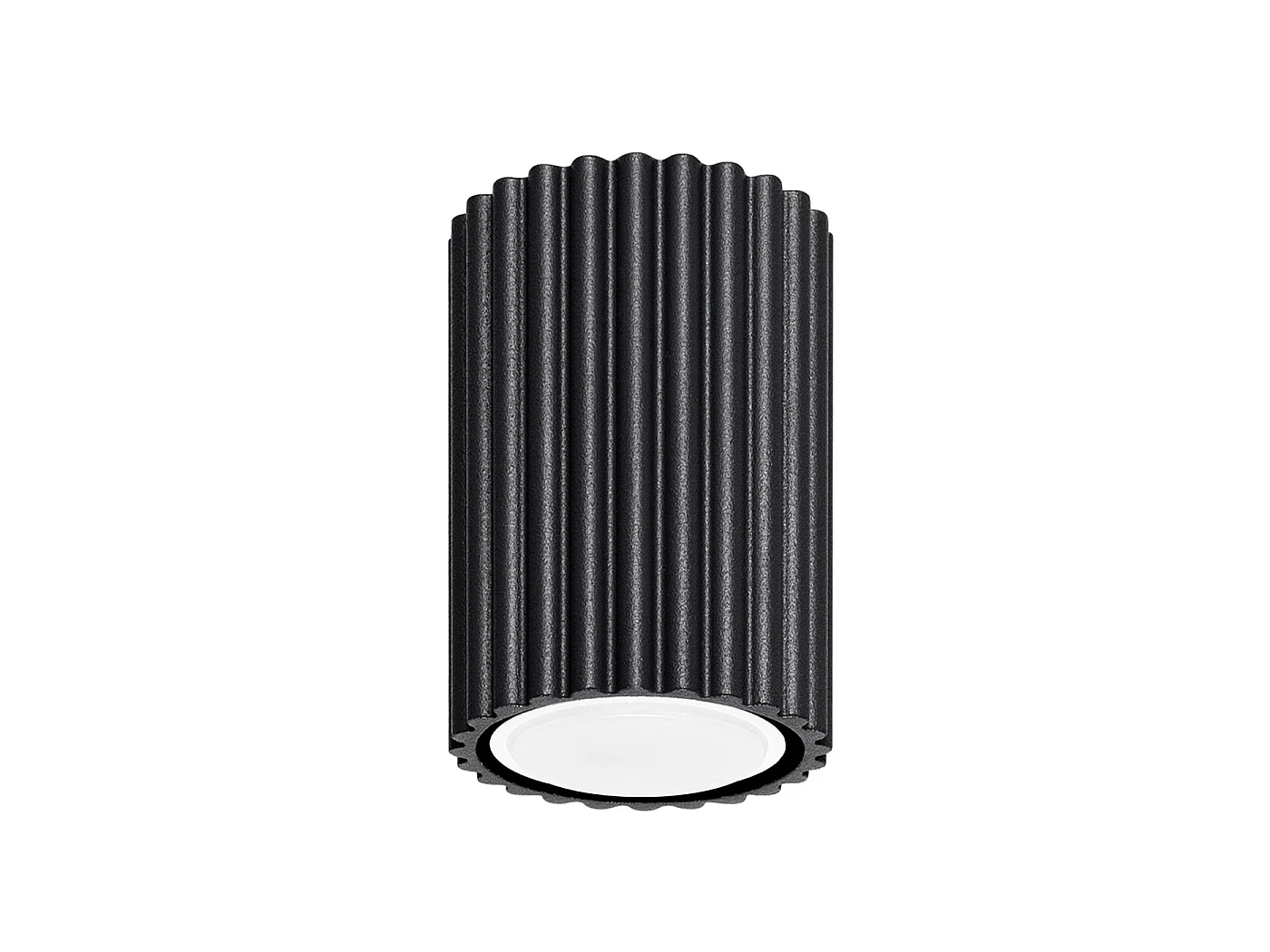 Lampa sufitowa minimalistyczny KARBON, aluminium - 1 źródło - L.6.5 x H.10 cm - czarny 3609553 - obrazek 1