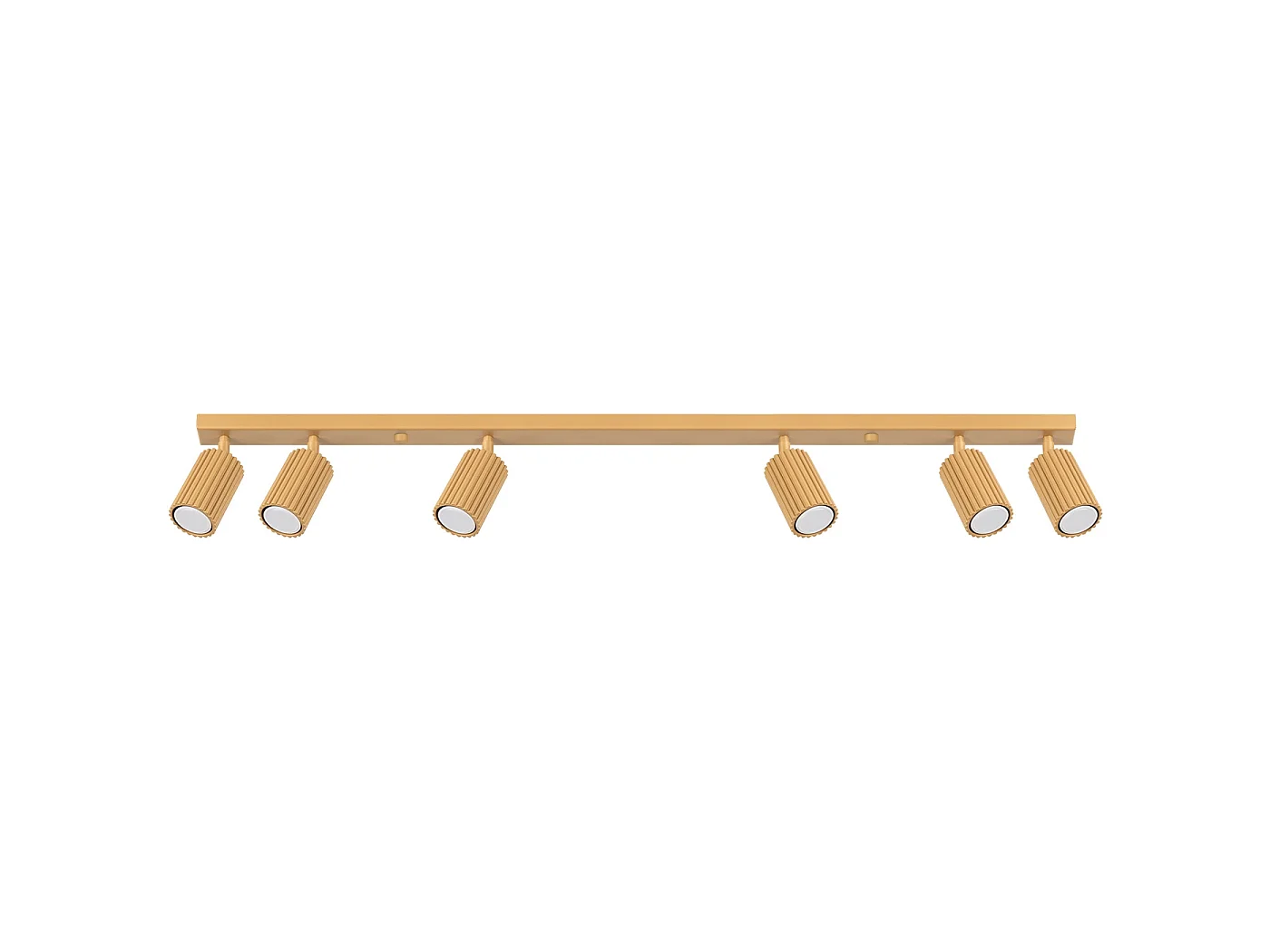 Lampa sufitowa minimalistyczny KARBON, aluminium - 6 źródło - L.117 x H.16.5 cm - złoty 3609565 - obrazek 1