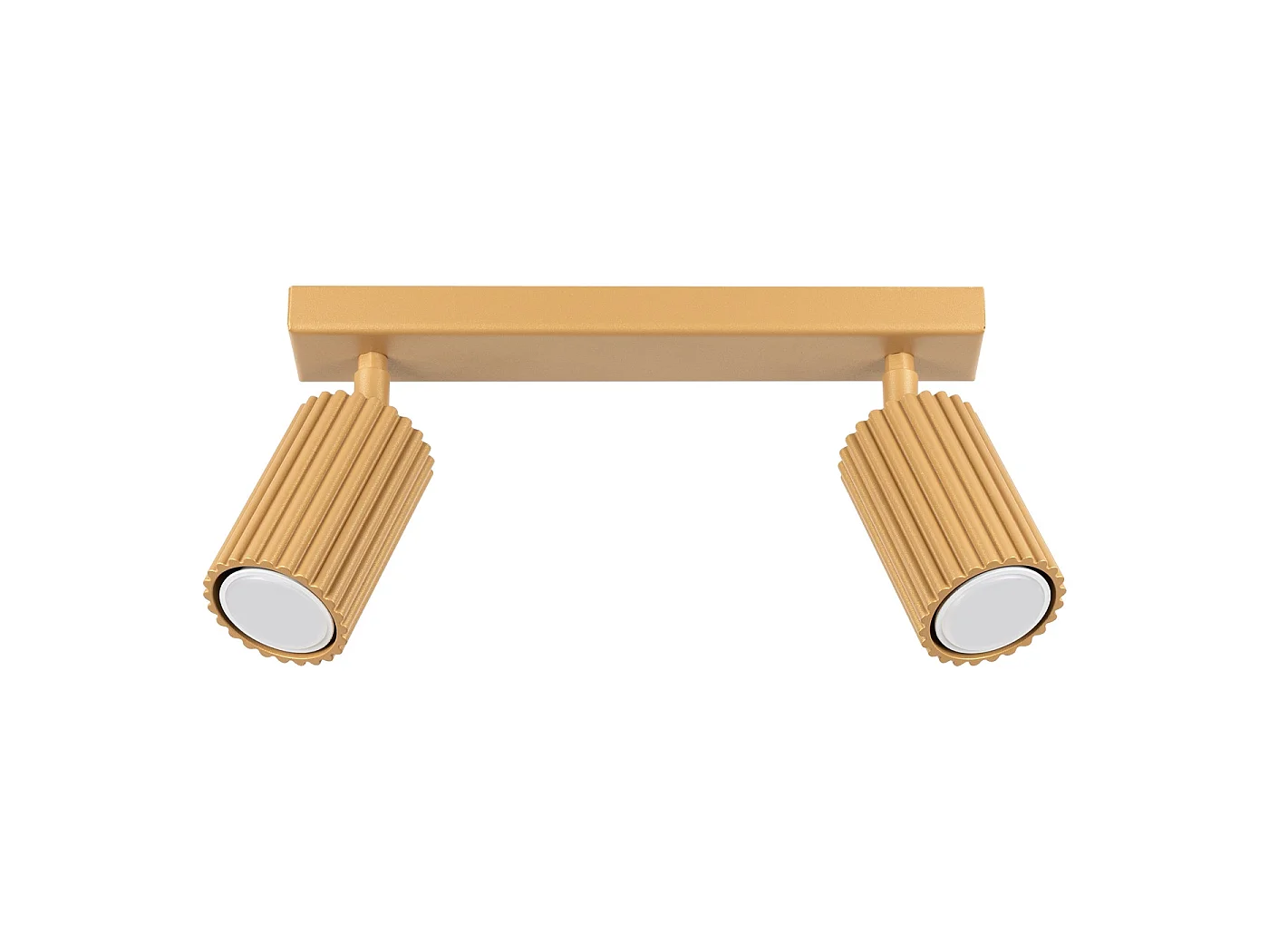 Lampa sufitowa minimalistyczny KARBON, aluminium - 2 źródło - L.30 x H.16.5 cm - złoty 3627423 - obrazek 1