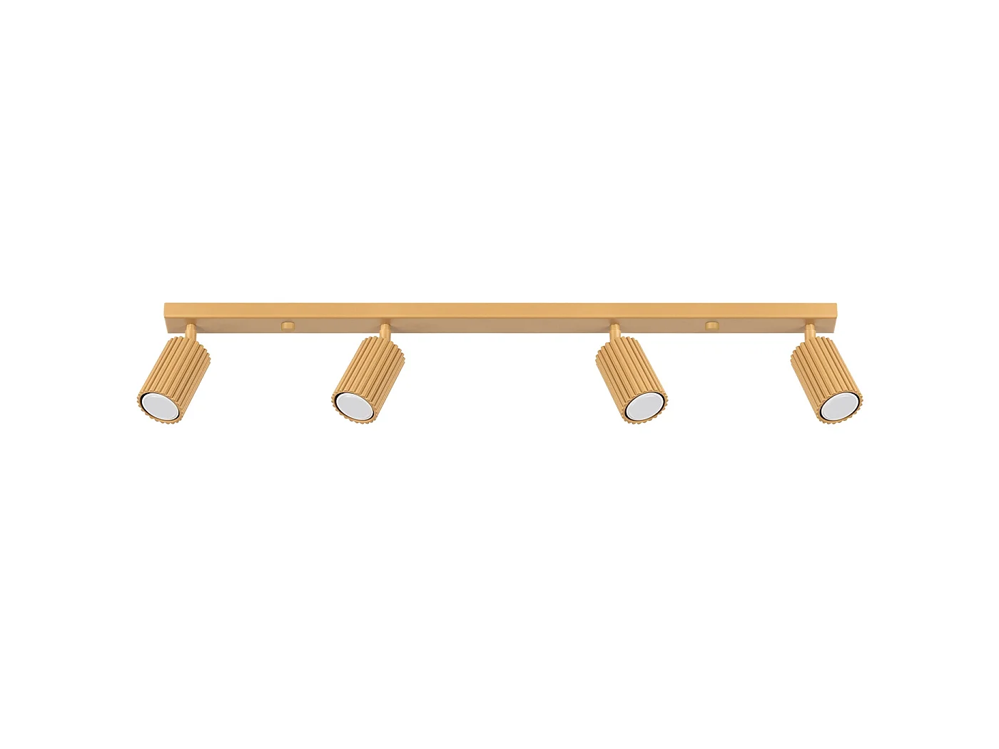 Lampa sufitowa minimalistyczny KARBON, aluminium - 4 źródło - L.81 x H.16.5 cm - złoty 3627277 - obrazek 1