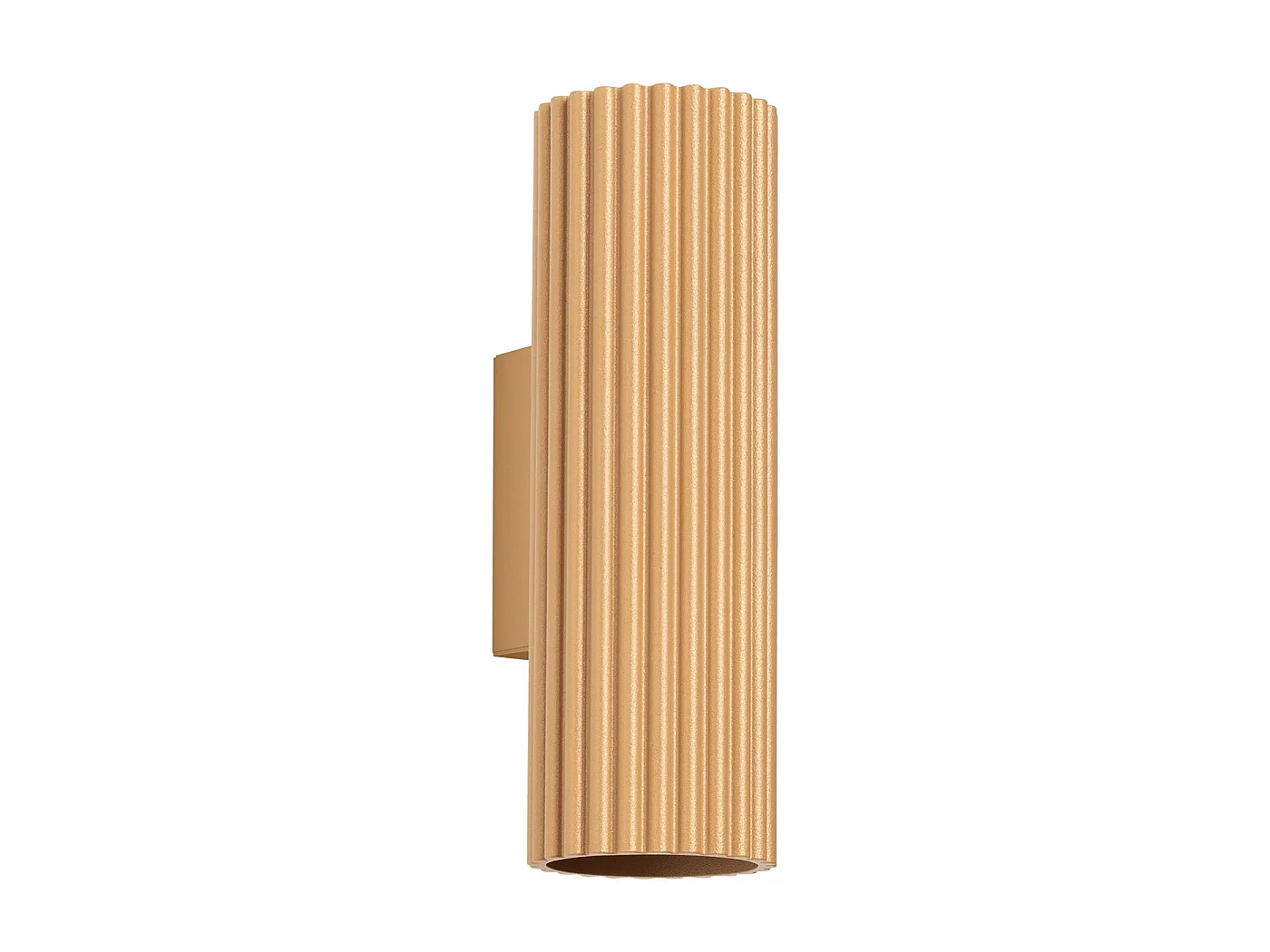 Lampa ścienna minimalistyczny KARBON, aluminium - 2 źródło - L.6.5 x H.20 cm - złoty 3627491 - obrazek 1