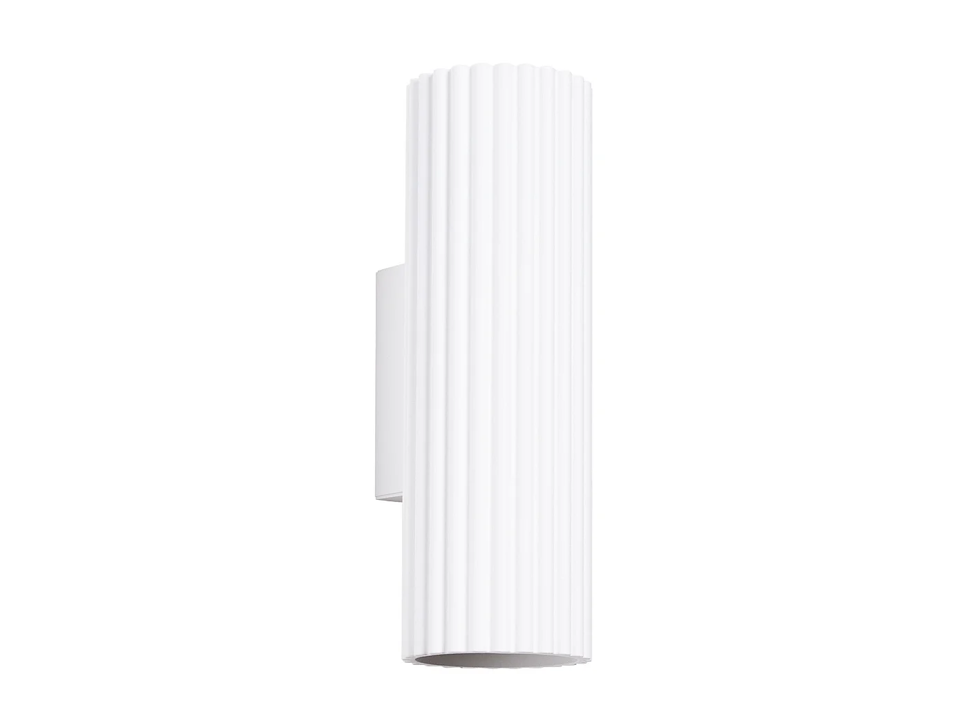 Lampa ścienna minimalistyczny KARBON, aluminium - 2 źródło - L.6.5 x H.20 cm - biały 3627492 - obrazek 1