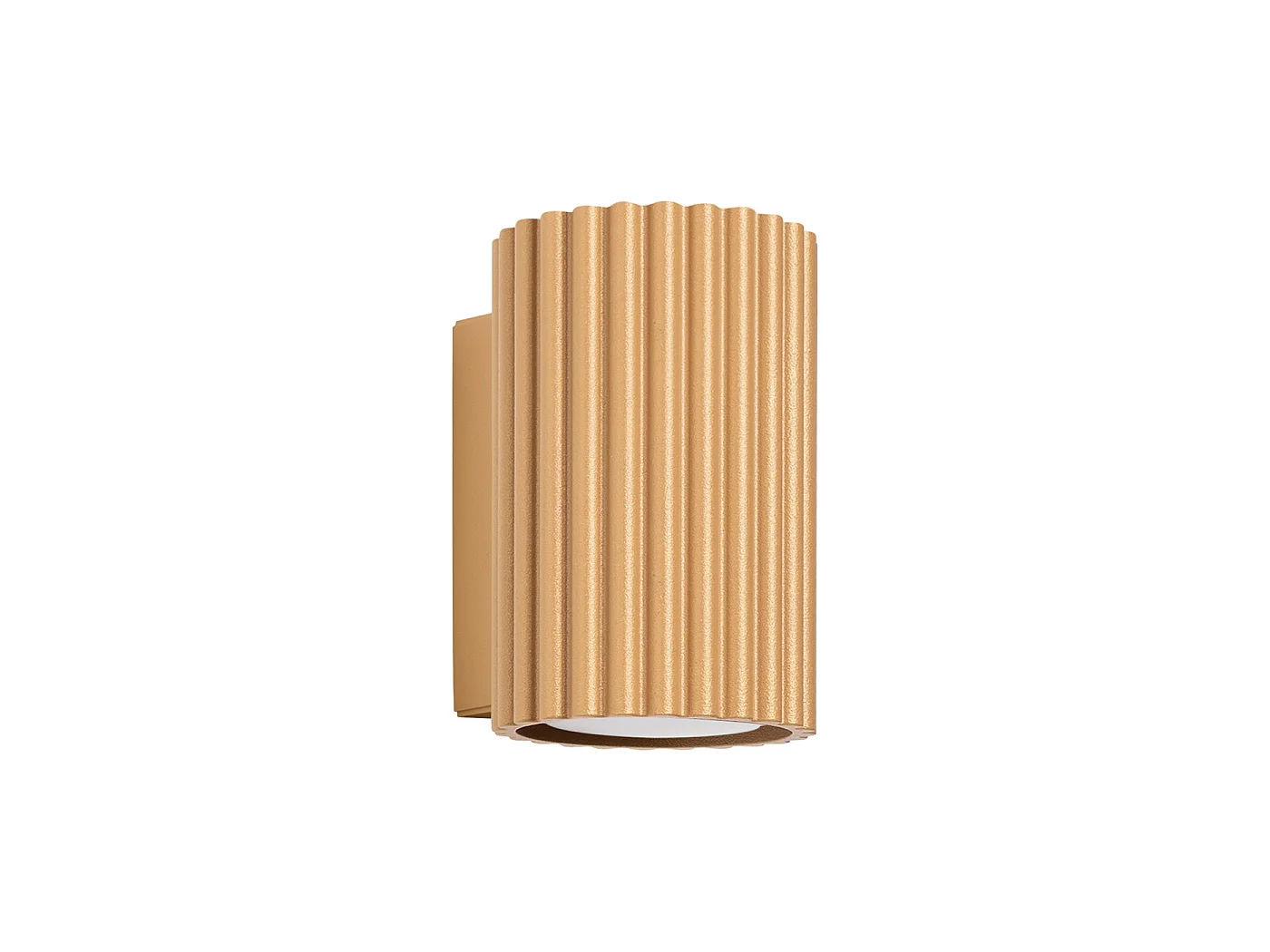 Lampa ścienna minimalistyczny KARBON, aluminium - 1 źródło - L.6.5 x H.10 cm - złoty 3627494 - obrazek 1